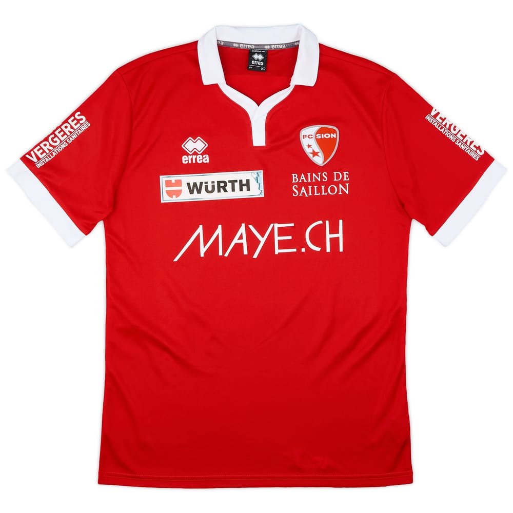 2015-16 FC Sion Home Shirt - 9/10 - (XL)