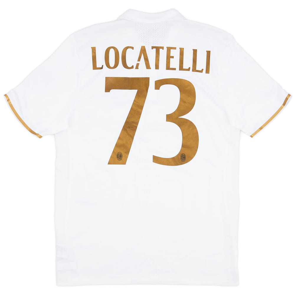 2016-17 AC Milan Match Issue Away Shirt Locatelli #73