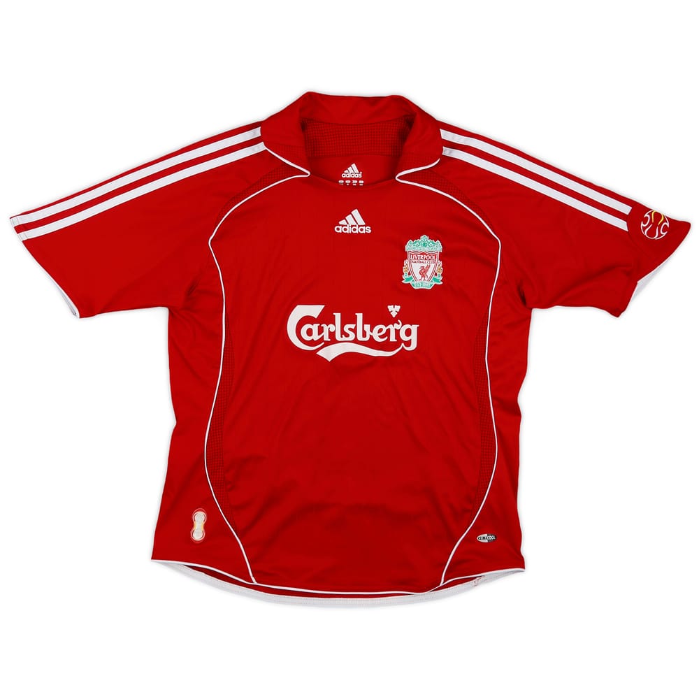 2006-08 Liverpool Home Shirt - 9/10 - (M.Boys)