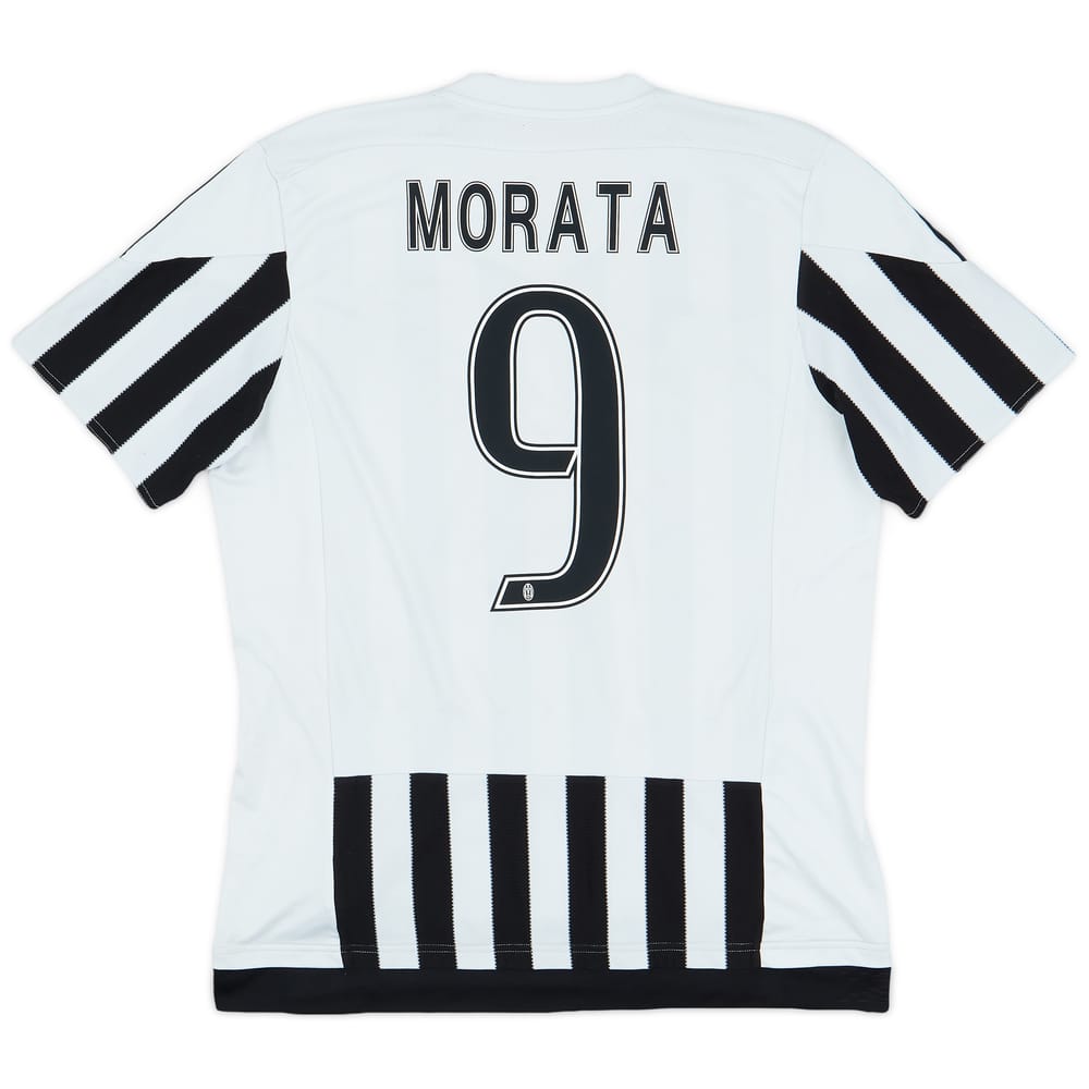 2015-16 Juventus Home Shirt Morata #9 - 7/10 - (L)