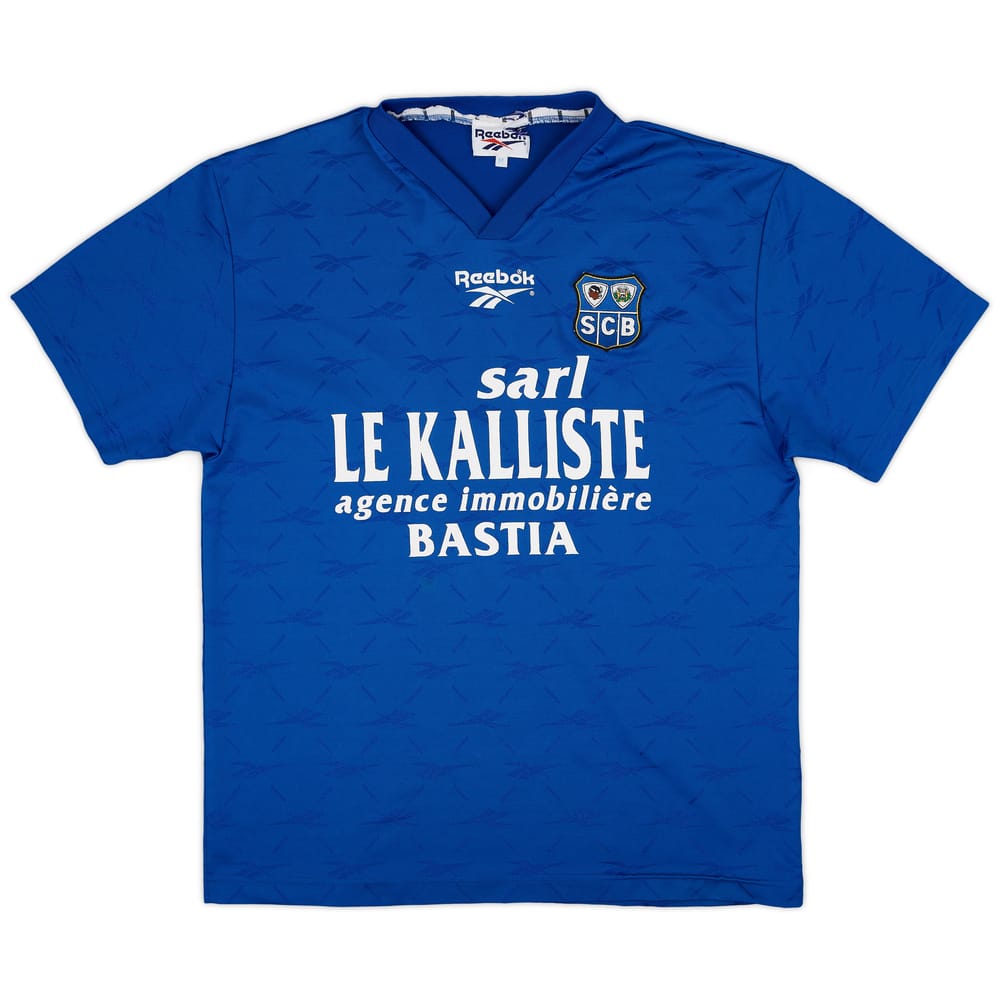 1999-00 Bastia Reebok Training Shirt #9 - 8/10 - (M)
