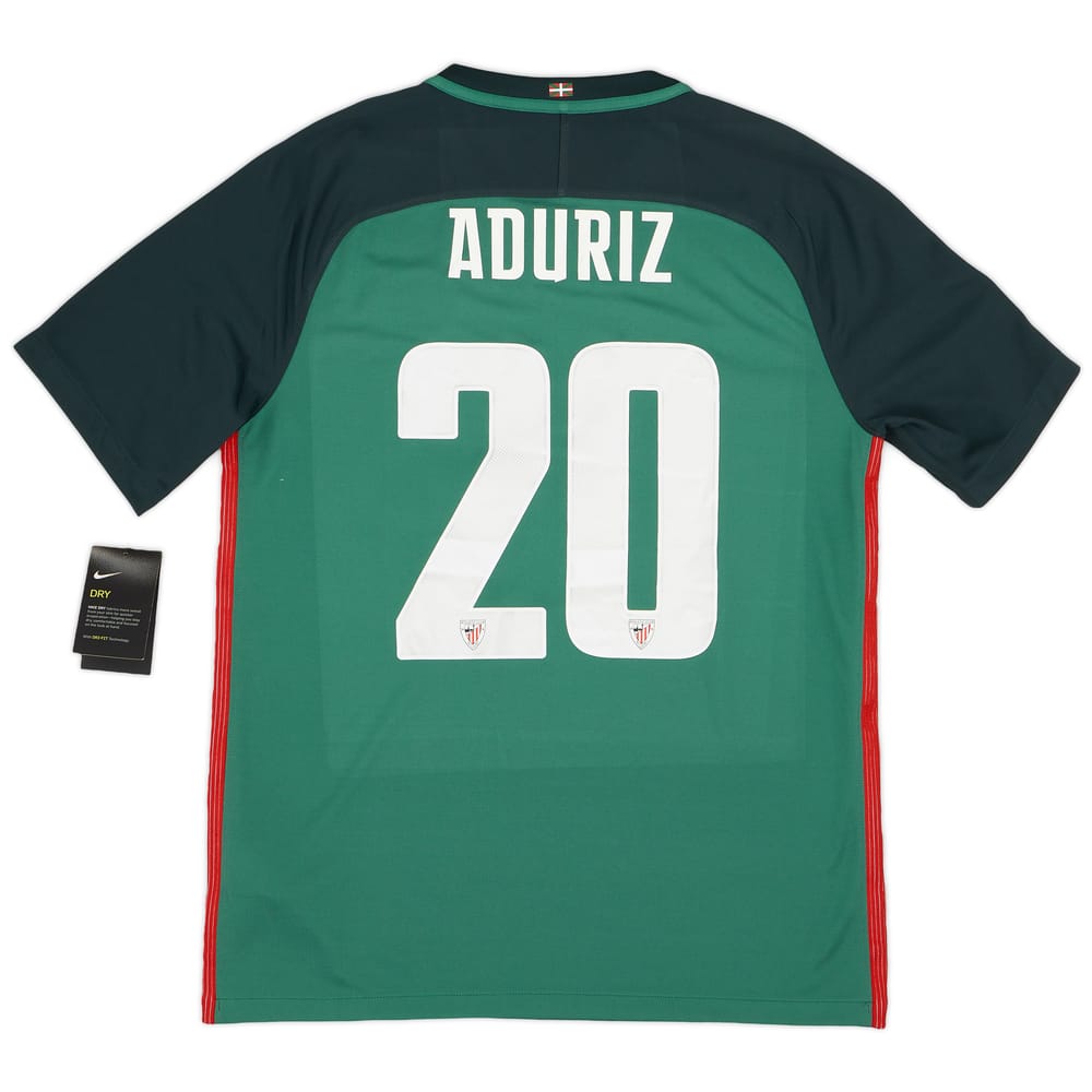 2016-17 Athletic Bilbao Away Shirt Aduriz #20 (M)
