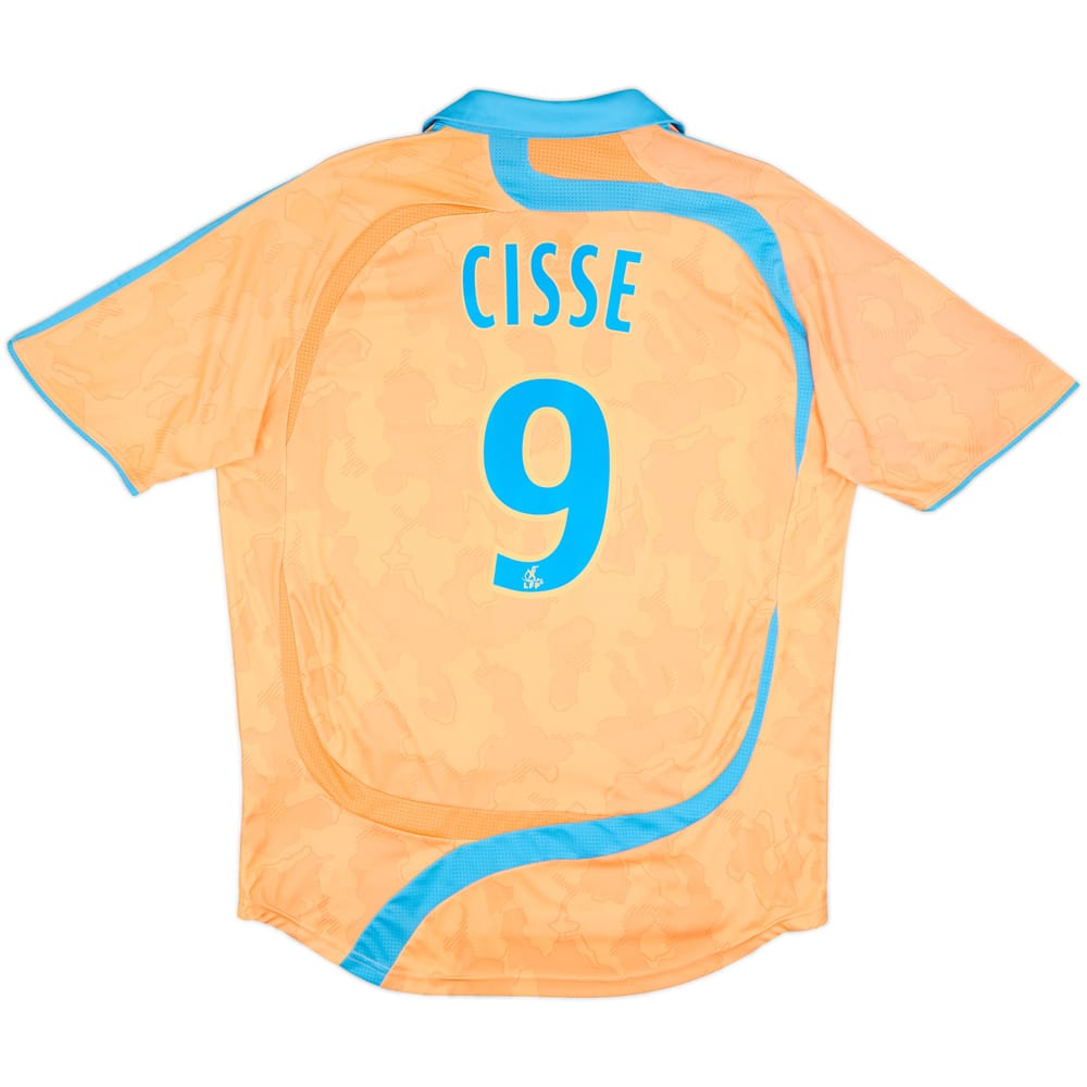 2007-08 Olympique Marseille Third Shirt Cisse #9 - 6/10 - (L)