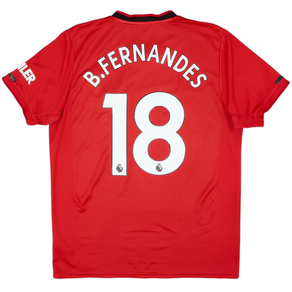 2019-20 Manchester United Home Shirt B.Fernandes #18 - 5/10 - (L)