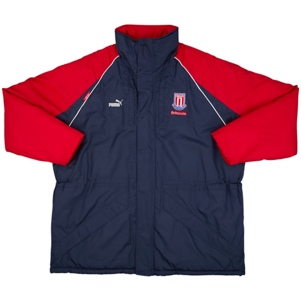 2003-04 Stoke City Puma Padded Bench Coat - 10/10 - (XXL)