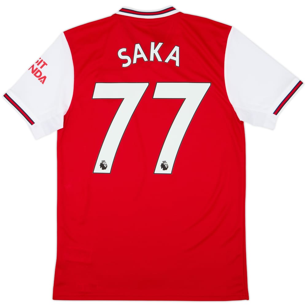 2019-20 Arsenal Home Shirt Saka #77 (S)