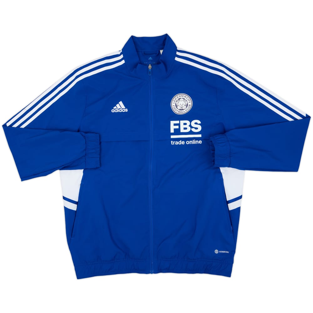 2022-23 Leicester City adidas Track Jacket - 7/10 - (L)