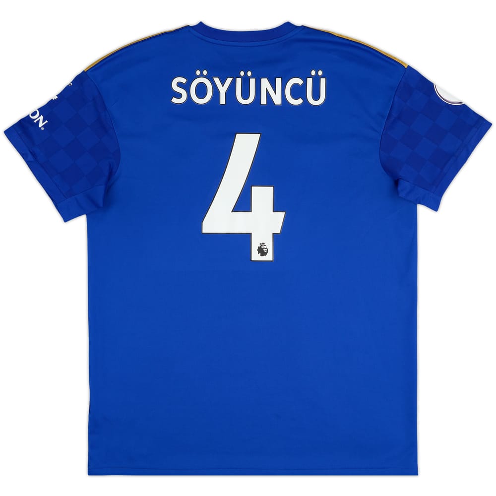 2019-20 Leicester Home Shirt Soyuncu #4 - 7/10 - (XL)