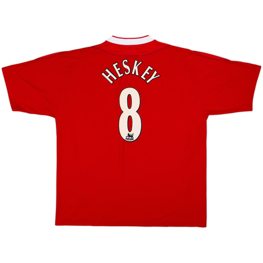 2002-04 Liverpool Home Shirt Heskey #8 - 7/10 - (XL)