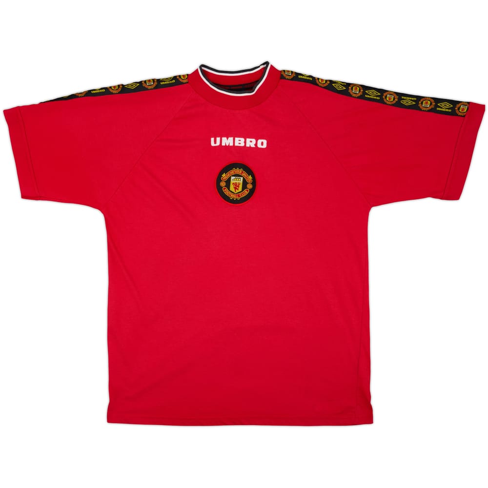 1996-97 Manchester United Umbro Cotton Tee - 8/10 - (L)