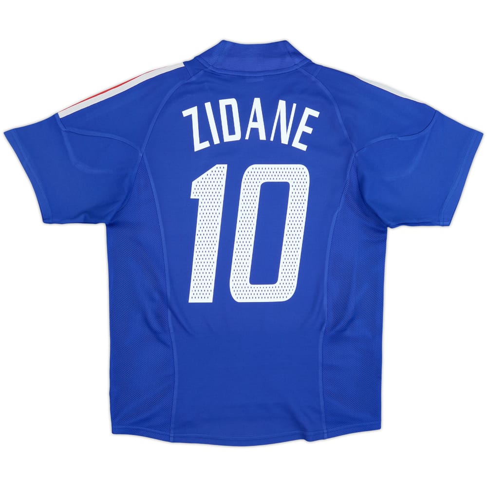 2002-04 France Home Shirt Zidane #10 - 5/10 - (M)