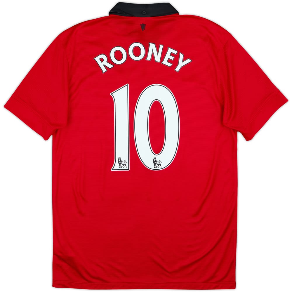 2013-14 Manchester United Home Shirt Rooney #10 - 7/10 - (M)