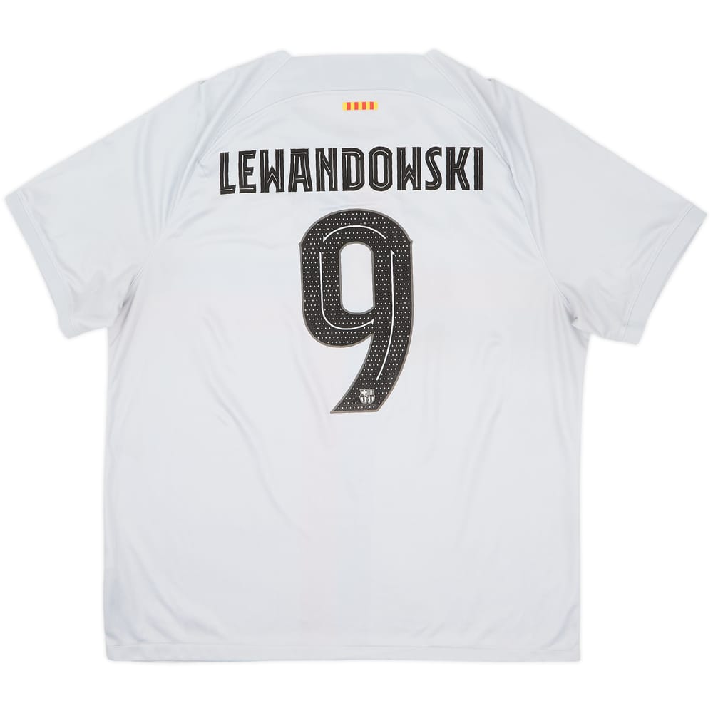 2022-23 Barcelona Third Shirt Lewandowski #9 - 8/10 - (XXL)