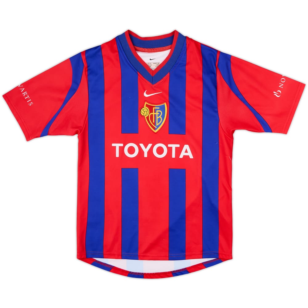 2001-02 FC Basel Home Shirt - 8/10 - (XS)