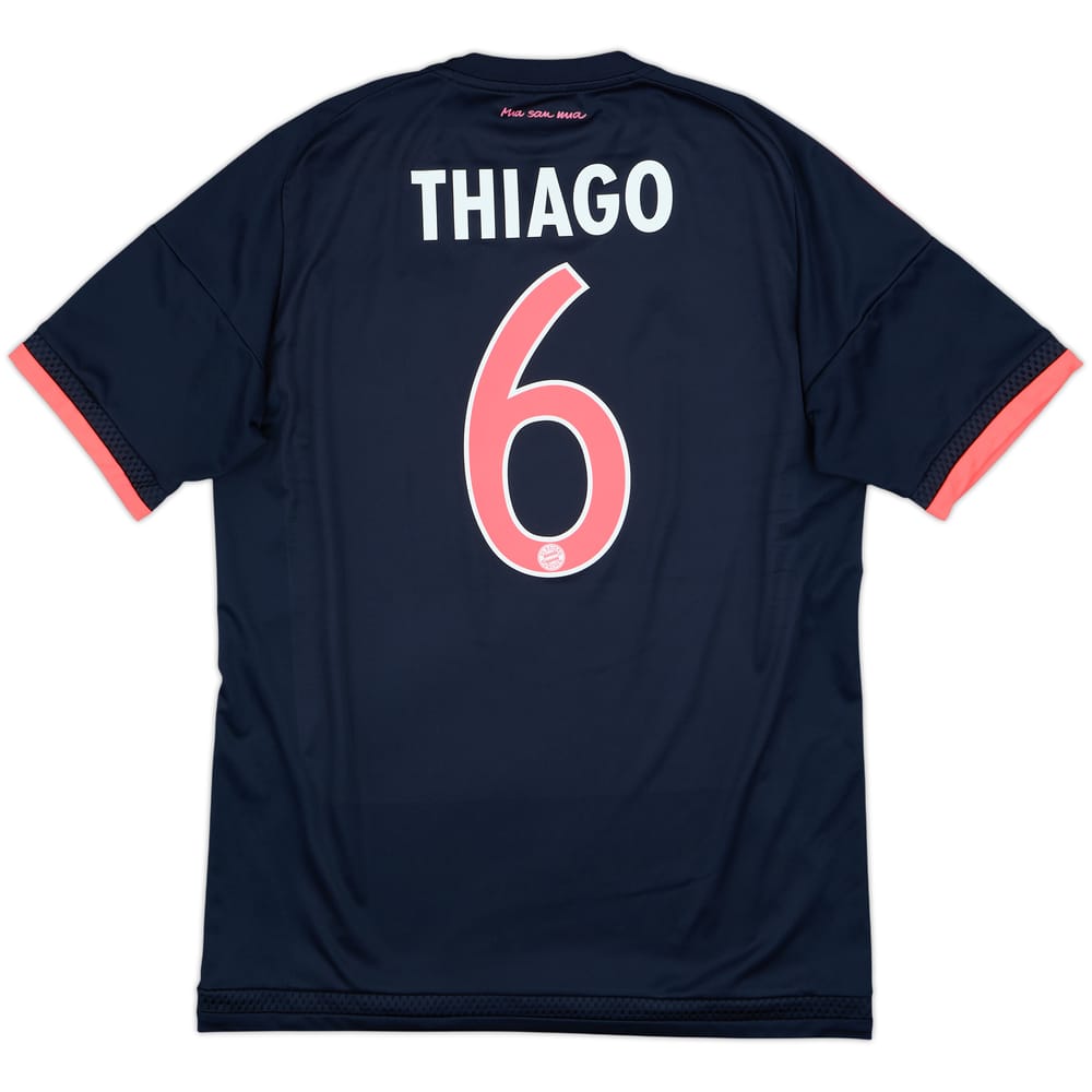 2015-16 Bayern Munich Third Shirt Thiago #6 - 6/10 - (M)