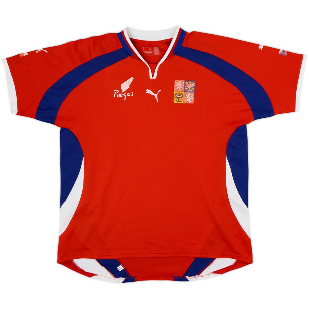 2000-02 Czech Republic Basic Home Shirt - 4/10 - (L)