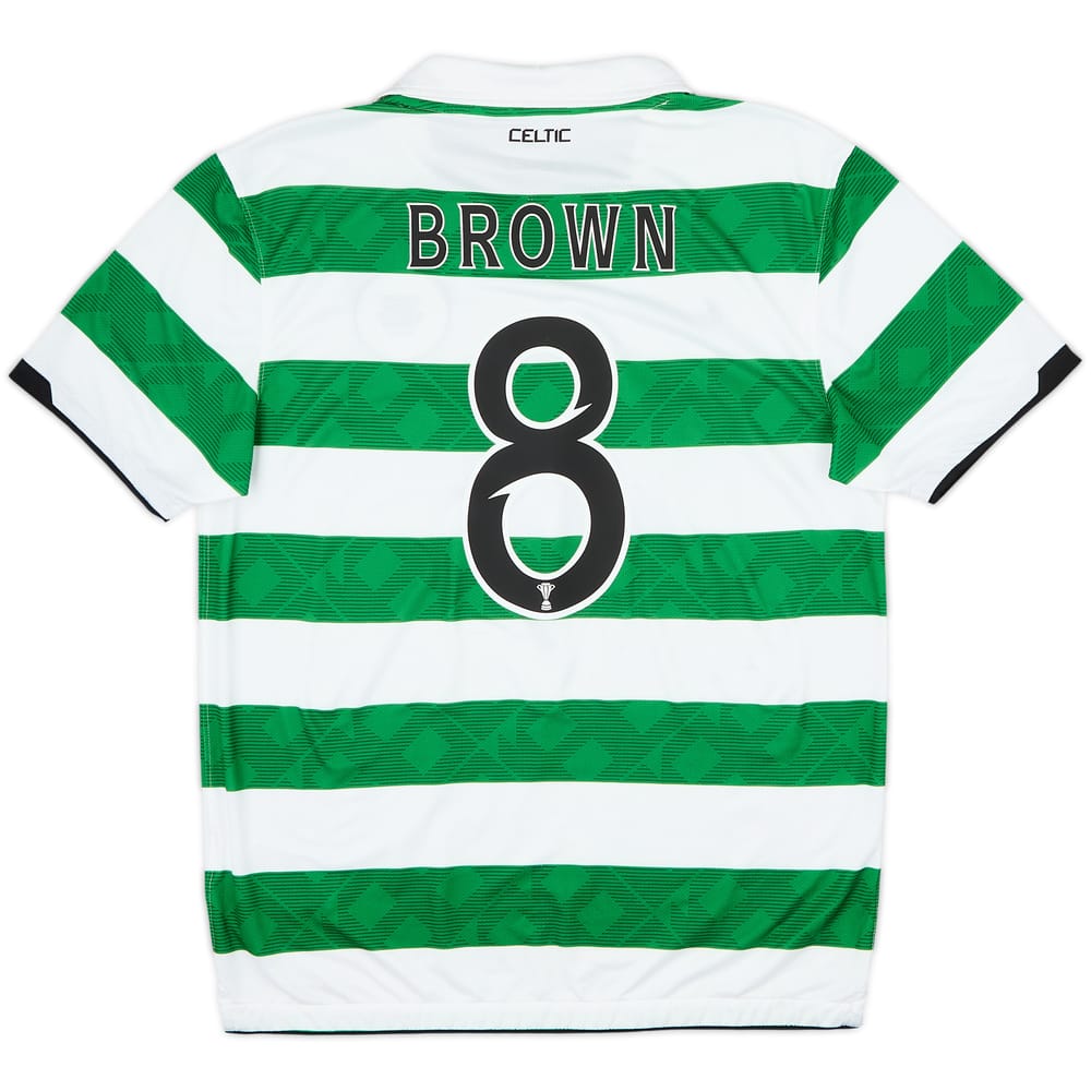 2010-12 Celtic Home Shirt Brown #8 - 5/10 - (M)