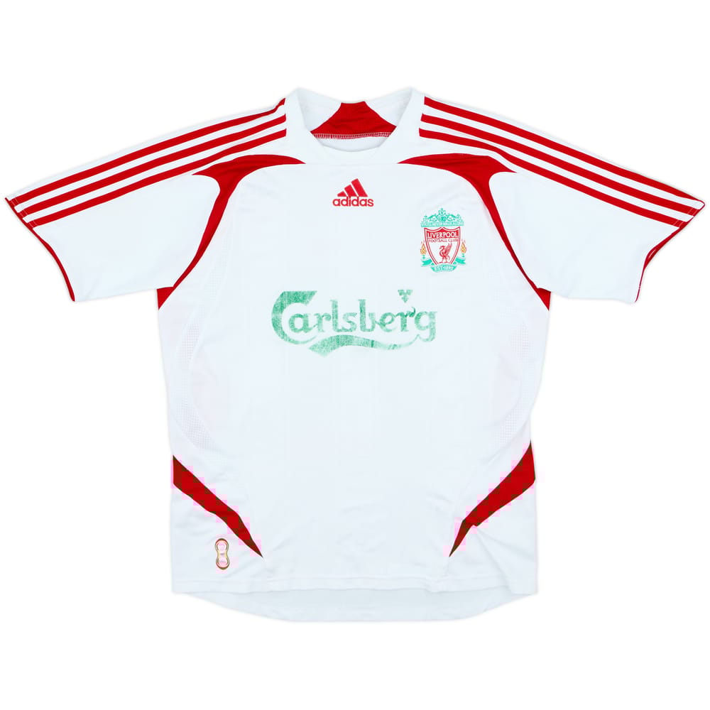 2007-08 Liverpool Away Shirt - 5/10 - (L.Boys)