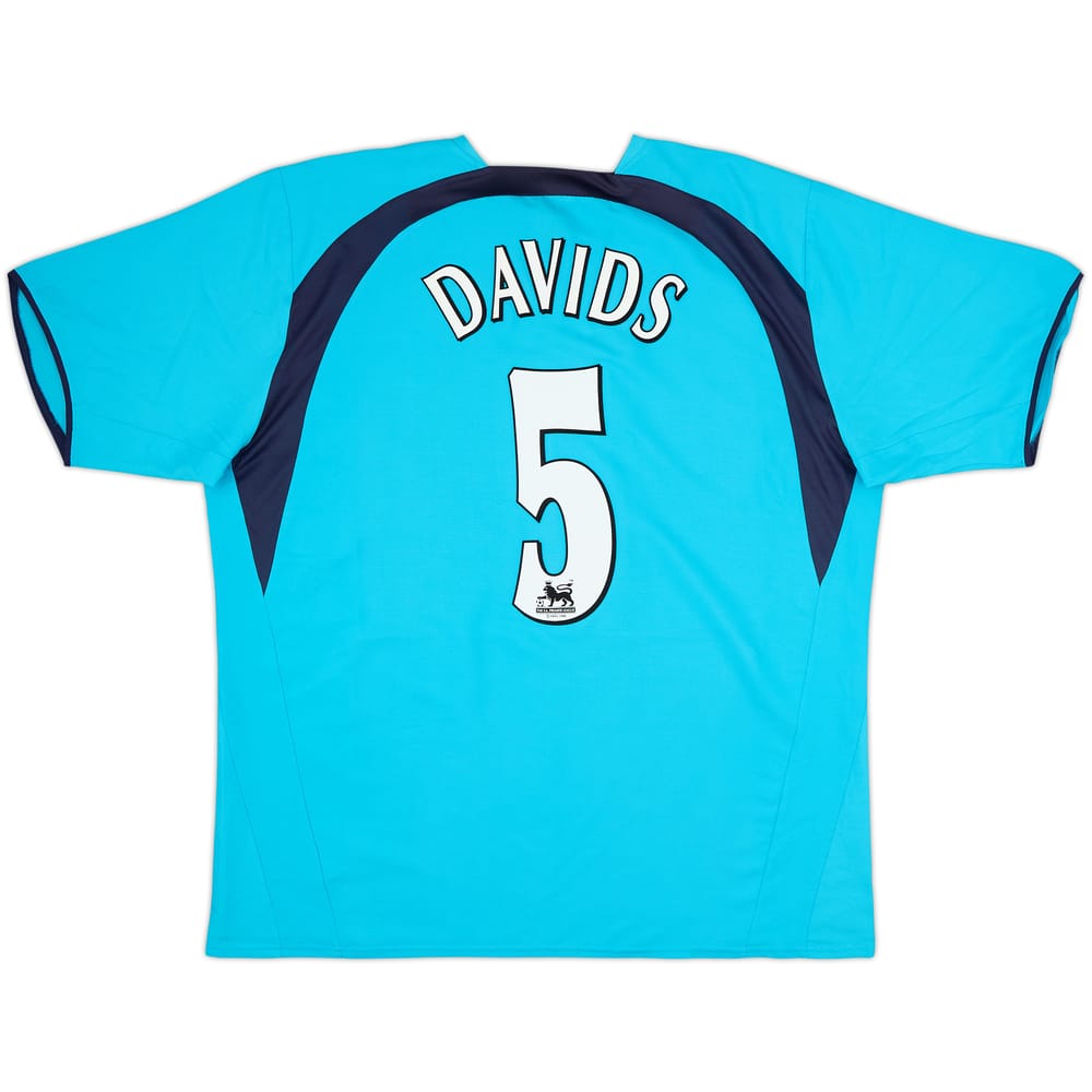 2006-07 Tottenham Away Shirt Davids #5 - 9/10 - (XXL)