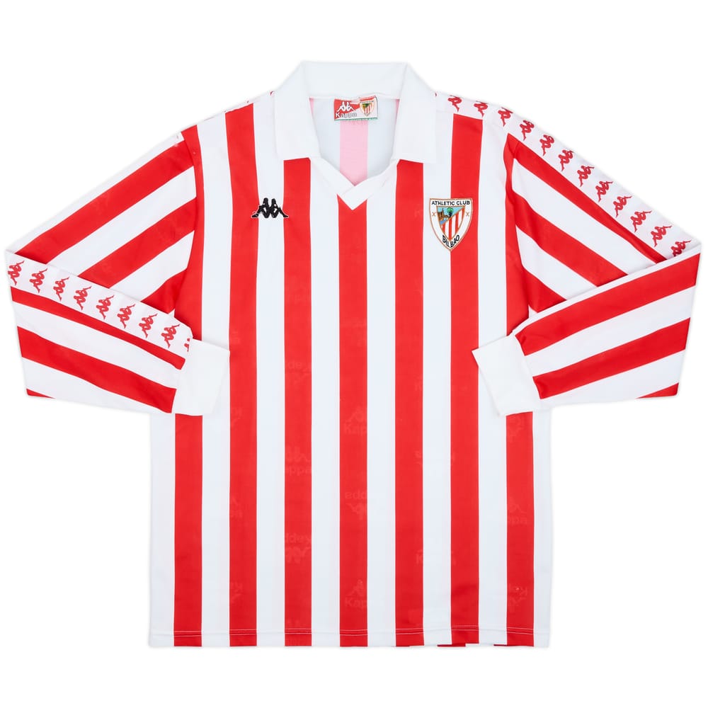 1992-93 Athletic Bilbao Home L/S Shirt - 9/10 - (L)