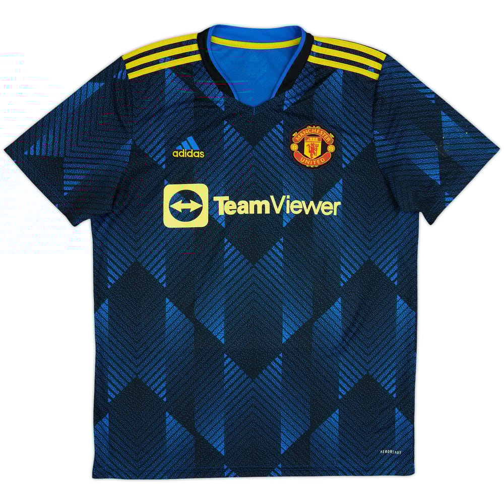 2021-22 Manchester United Third Shirt - 4/10 - (L)