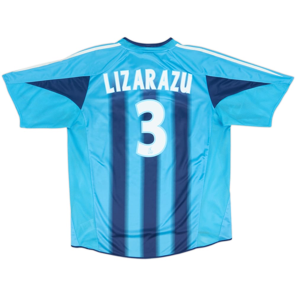 2004-05 Olympique Marseille Away Shirt Lizarazu #3 - 8/10 - (L)