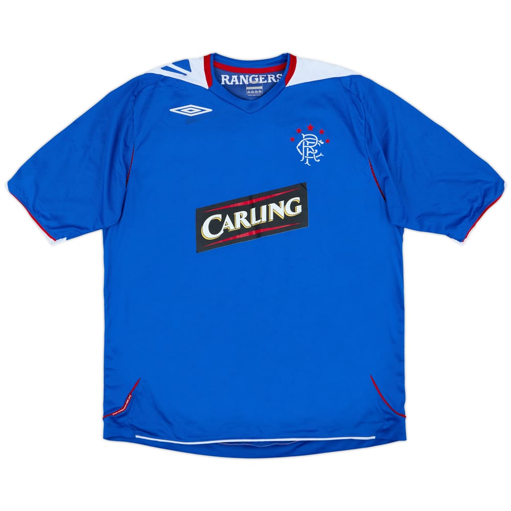 2006-07 Rangers Home Shirt - 6/10 - (XL)