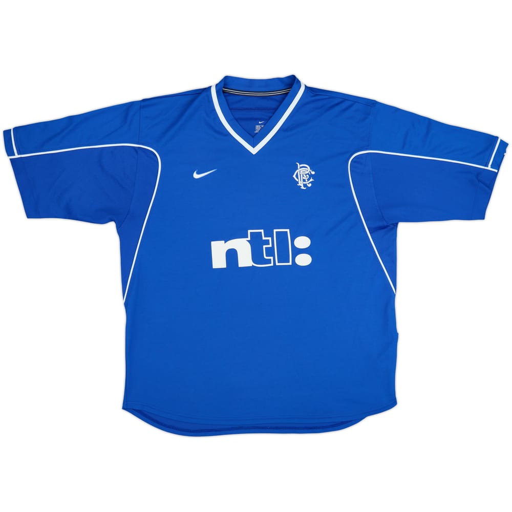 1999-01 Rangers Home Shirt - 8/10 - (XL)
