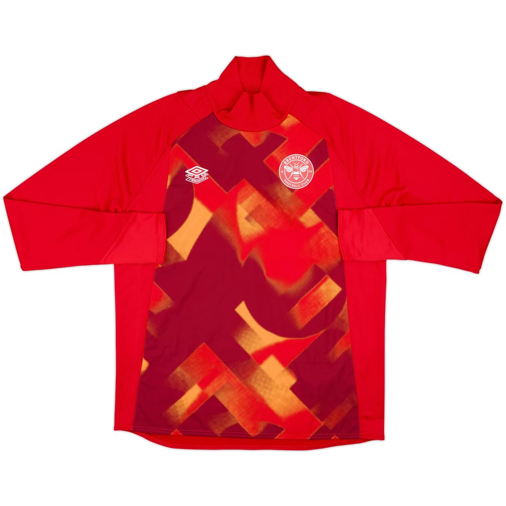2023-24 Brentford Umbro 1/4 Zip Drill Top - 8/10 - (XL)