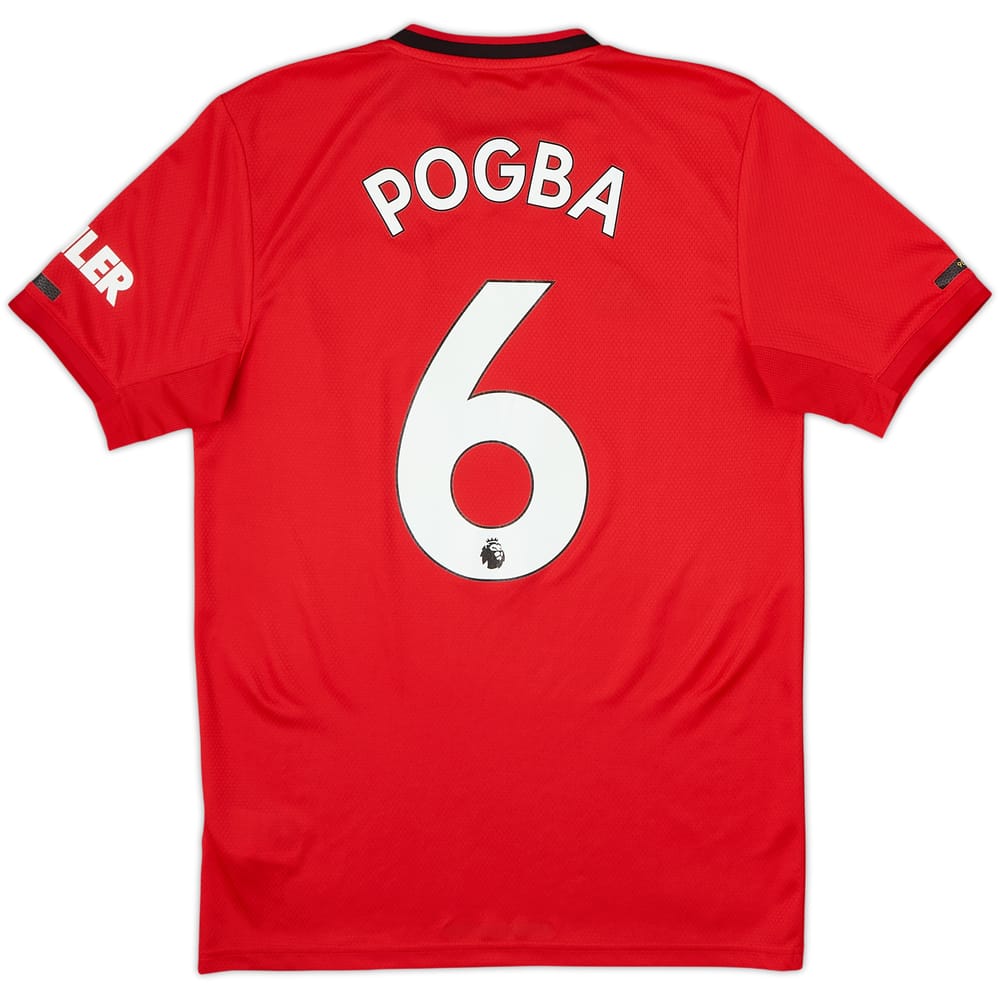 2019-20 Manchester United Home Shirt Pogba #6 - 8/10 - (S)