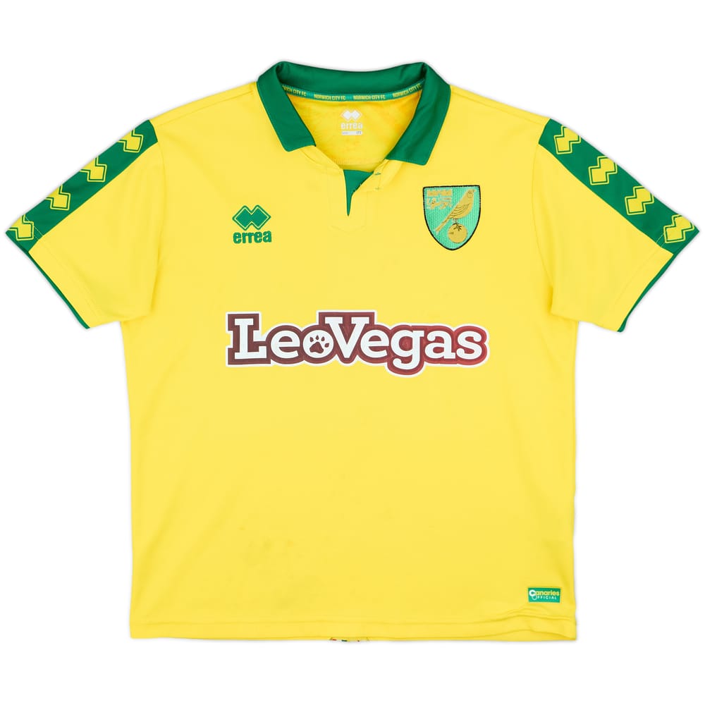 2017-18 Norwich Home Shirt - 5/10 - (M)