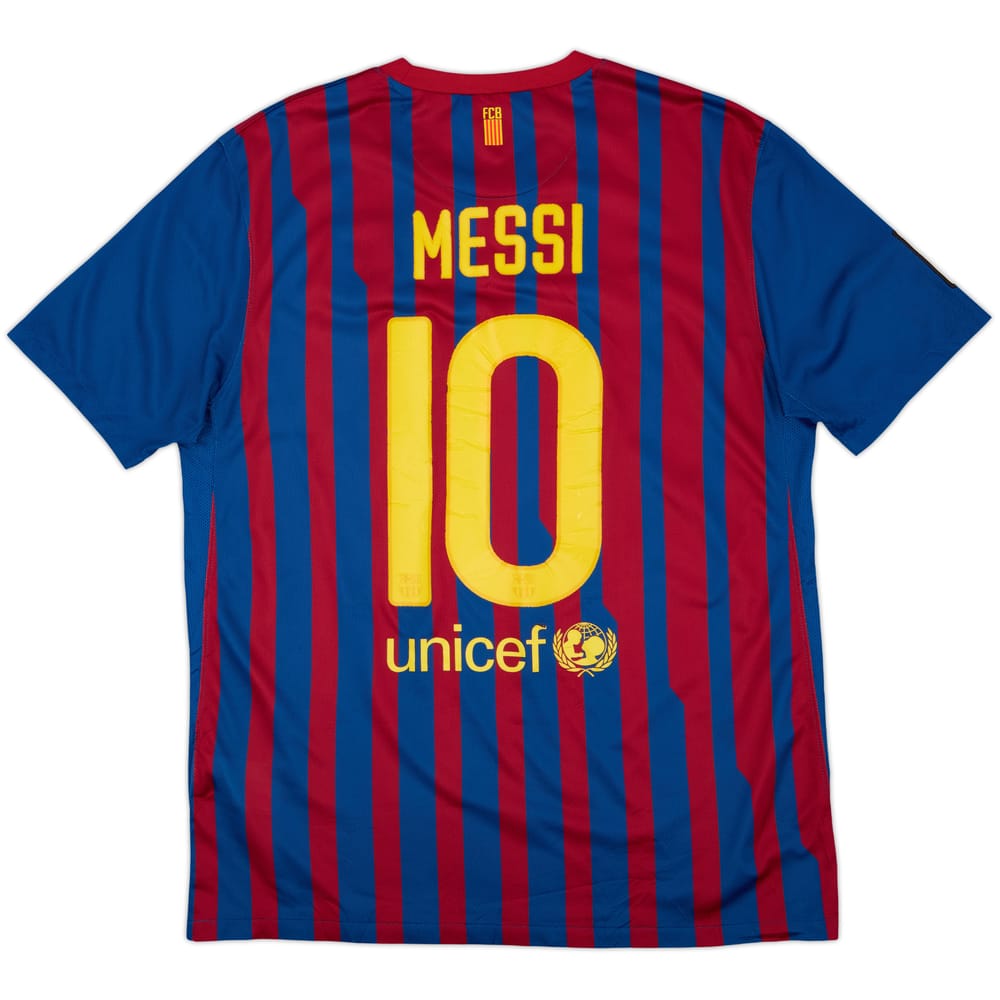 2011-12 Barcelona Home Shirt Messi #10 - 6/10 - (L)