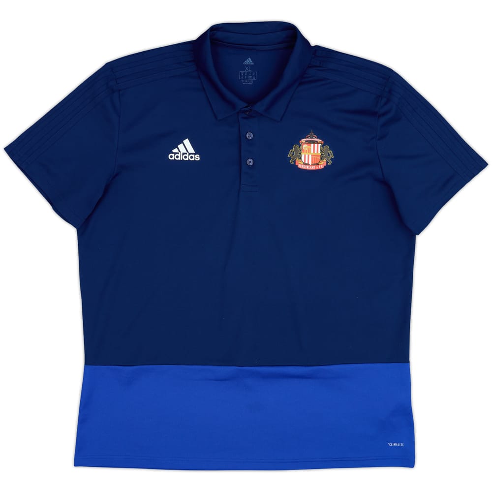2017-18 Sunderland adidas Polo Shirt - 9/10 - (XL)