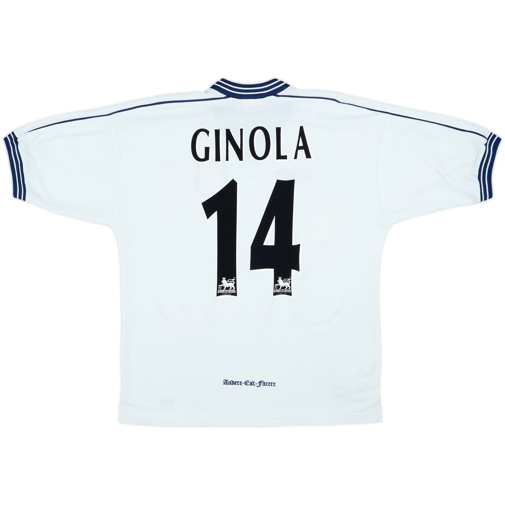 1997-99 Tottenham Home Shirt Ginola #14 - 7/10 - (L)