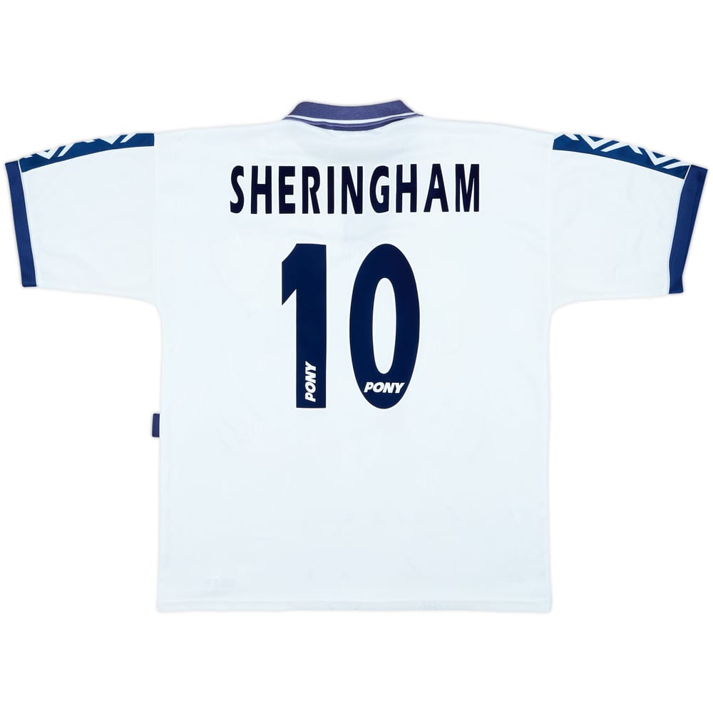 1995-97 Tottenham Camiseta Local Sheringham #10 - 9/10 - (L)
