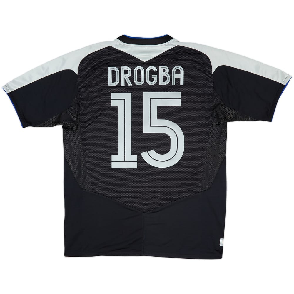 2004-05 Chelsea Away Shirt Drogba #15 - 8/10 - (L)