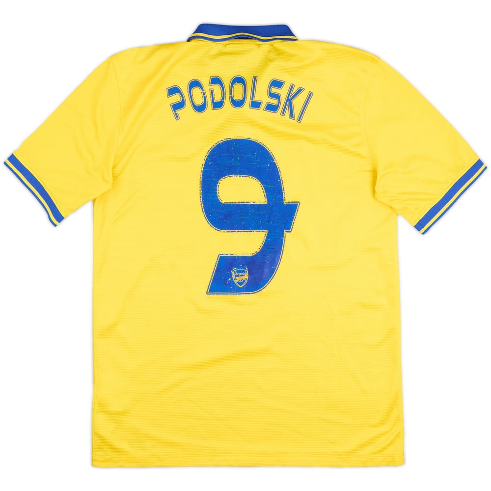 2013-14 Arsenal Away Shirt Podolski #9 - 5/10 - (M)