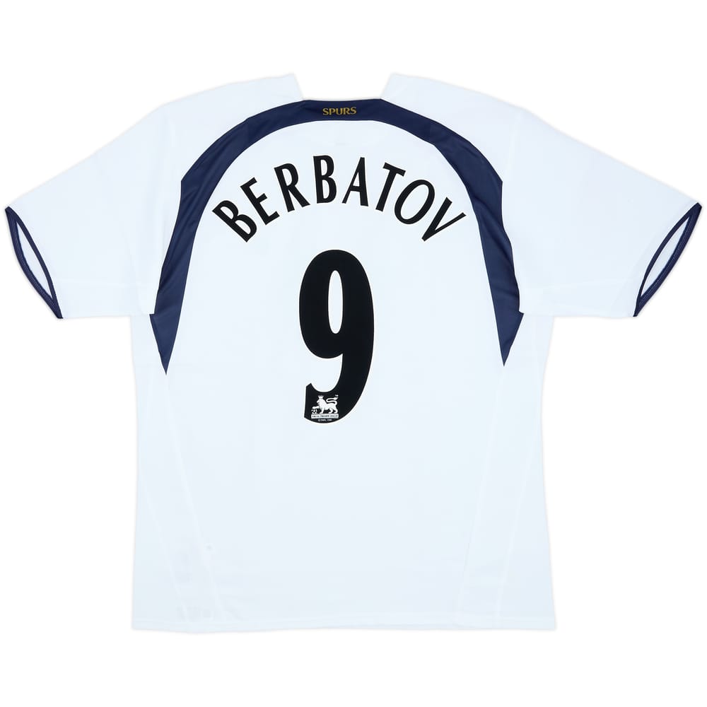 2006-07 Tottenham Home Shirt Berbatov #9 (L)