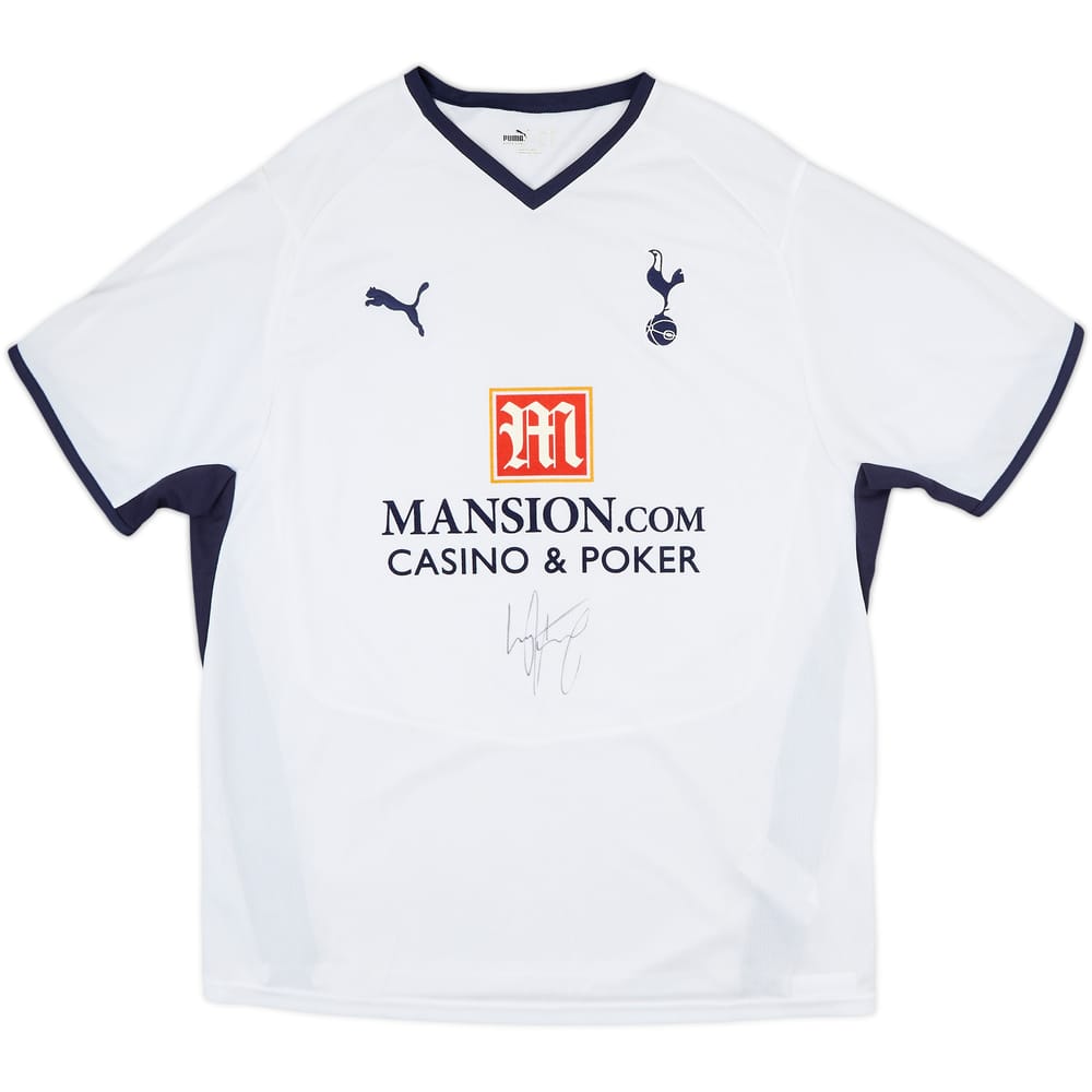 2008-09 Tottenham Signed Home Shirt - 9/10 - (XL)