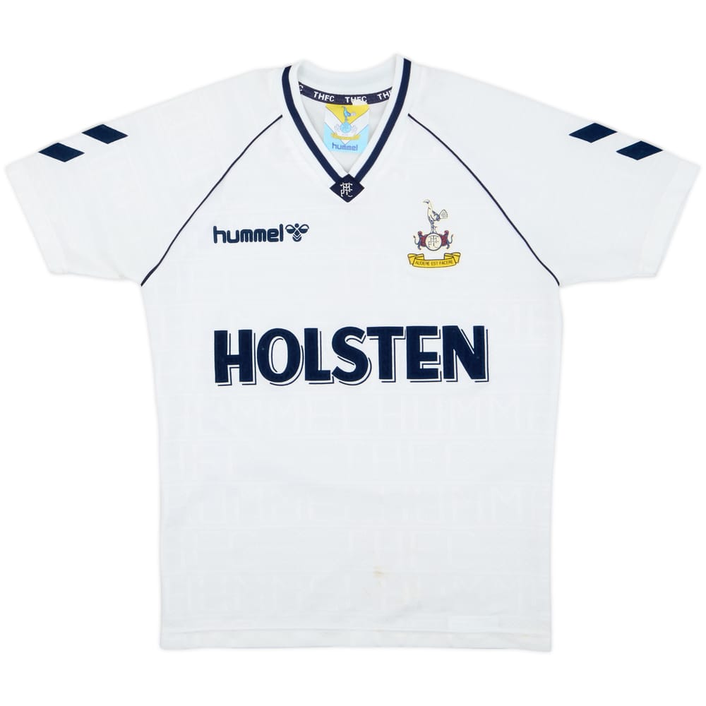 1989-91 Tottenham Home Shirt - 8/10 - (Y)