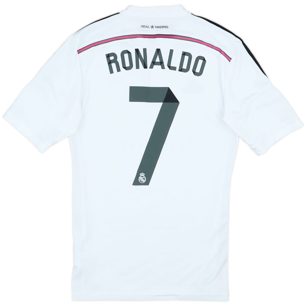 2014-15 Real Madrid Home Shirt Ronaldo #7 - 6/10 - (S)