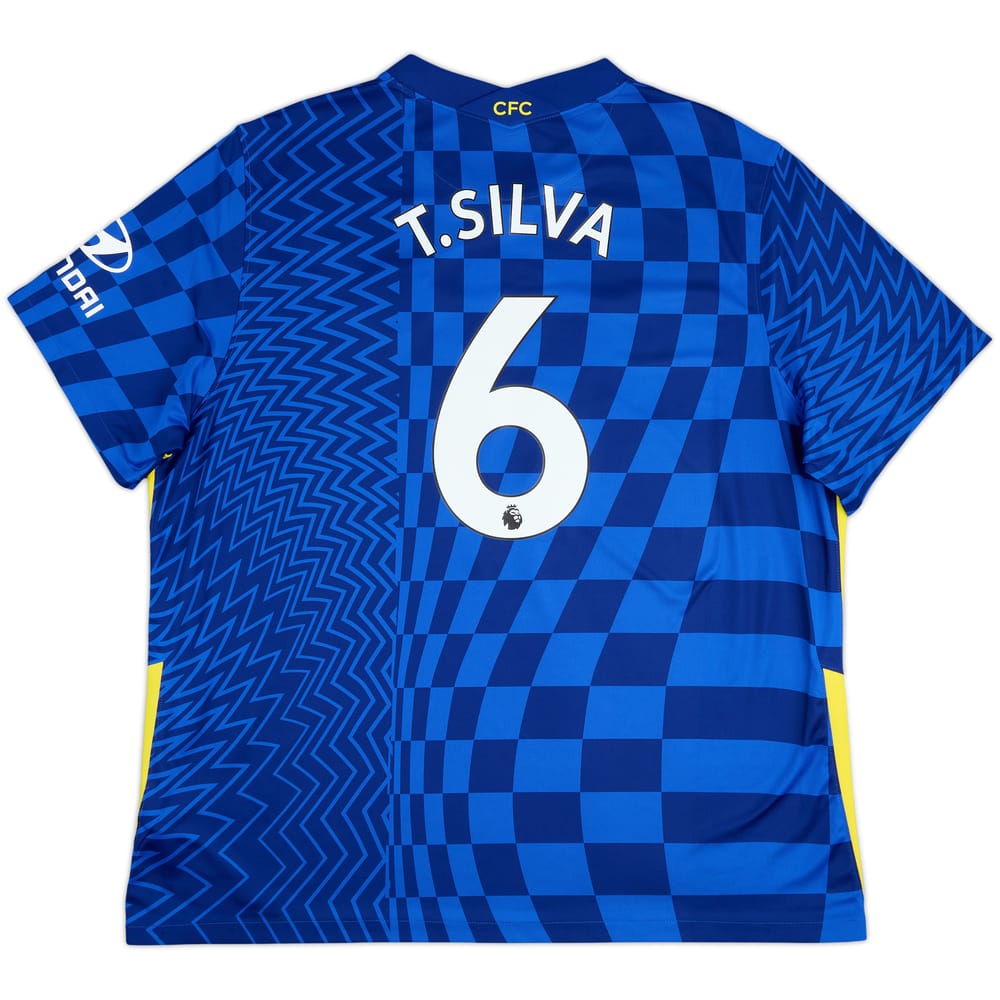 2021-22 Chelsea Home Shirt T.Silva #6 - 8/10 - (3XL)
