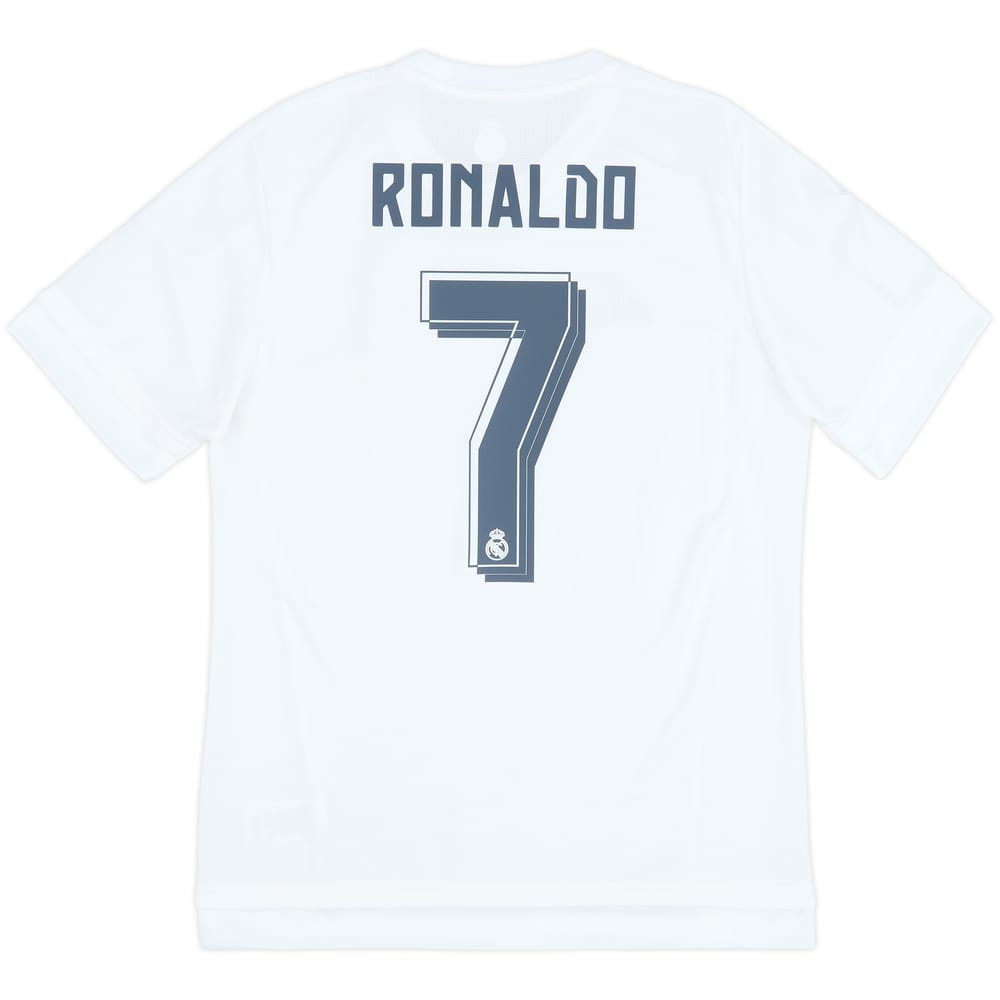 2015-16 Real Madrid Home Shirt Ronaldo #7 - 8/10 - (M)