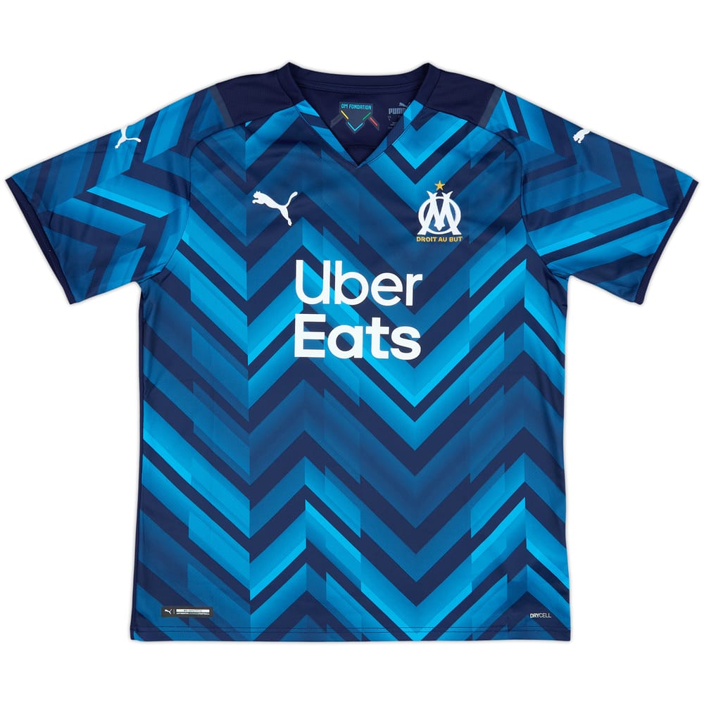 2021-22 Olympique Marseille Away Shirt - 10/10 - (L)