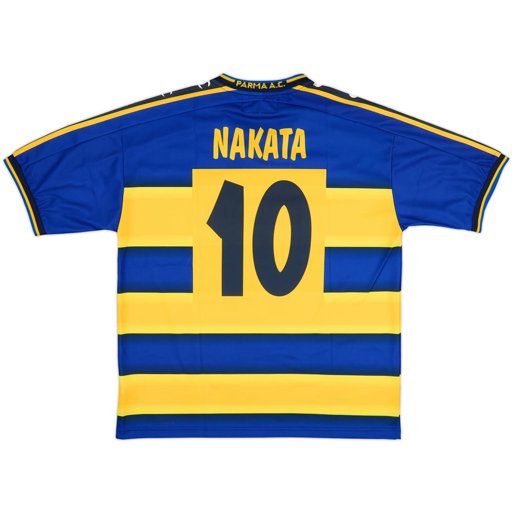 2002-03 Parma Home Shirt Nakata #10 - 8/10 - (L)