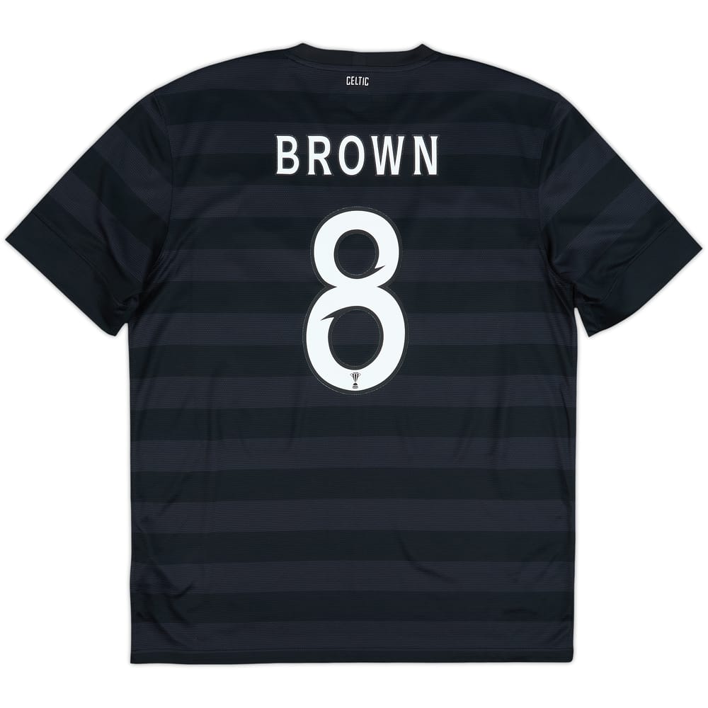 2012-13 Celtic '125th Anniversary' Away Shirt Brown #8 - 9/10 - (L)