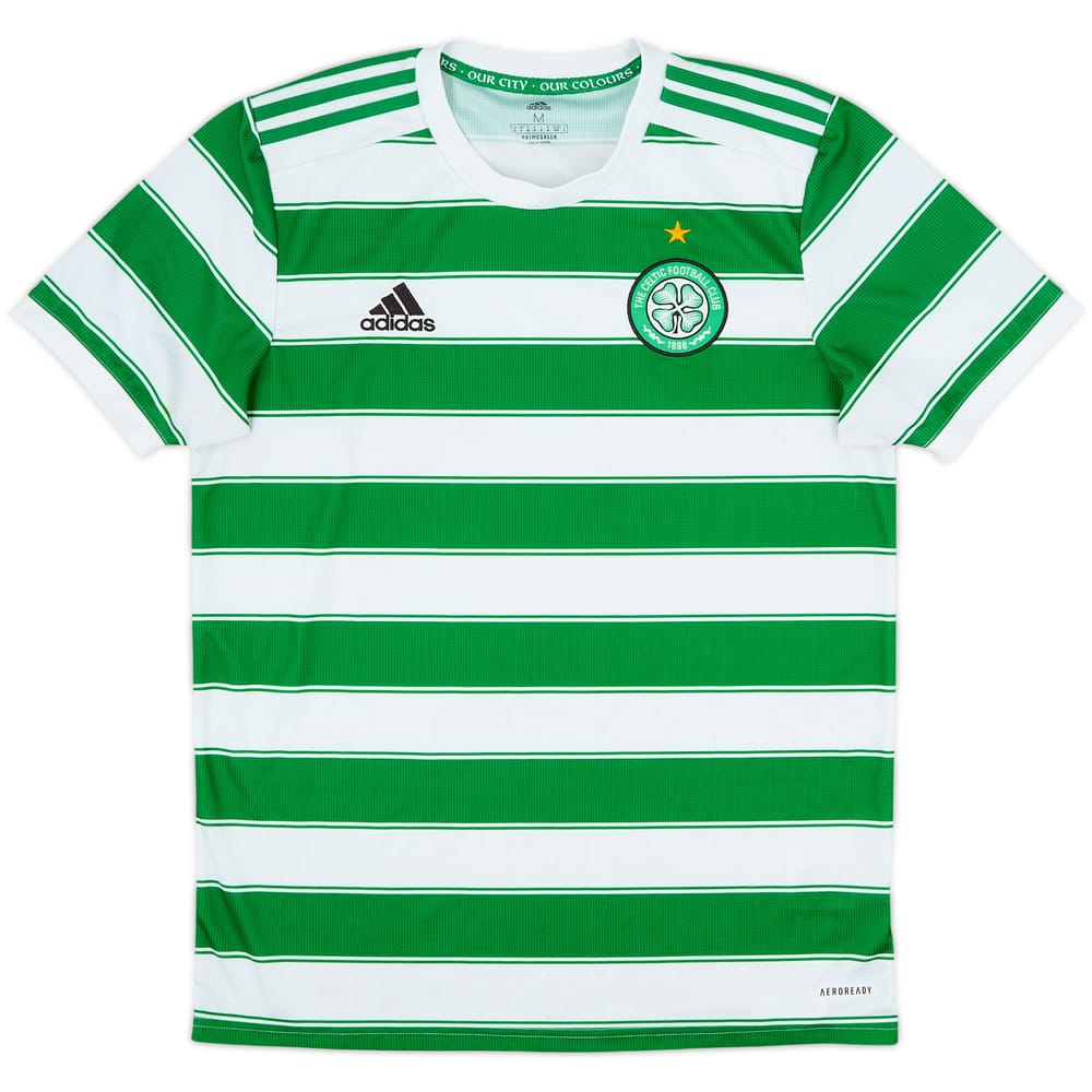 2021-22 Celtic Home Shirt - 6/10 - (M)
