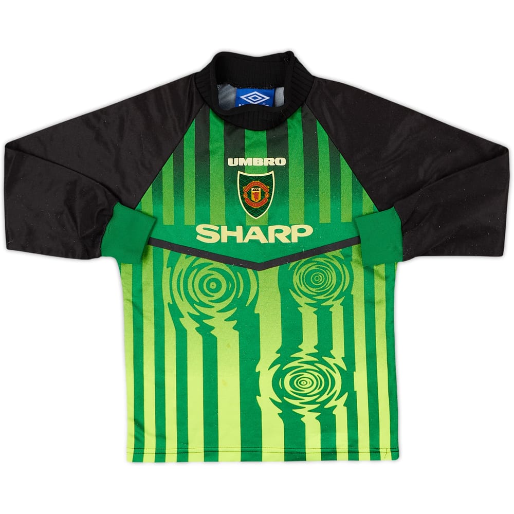 1997-98 Manchester United GK Shirt - 8/10 - (S.Boys)