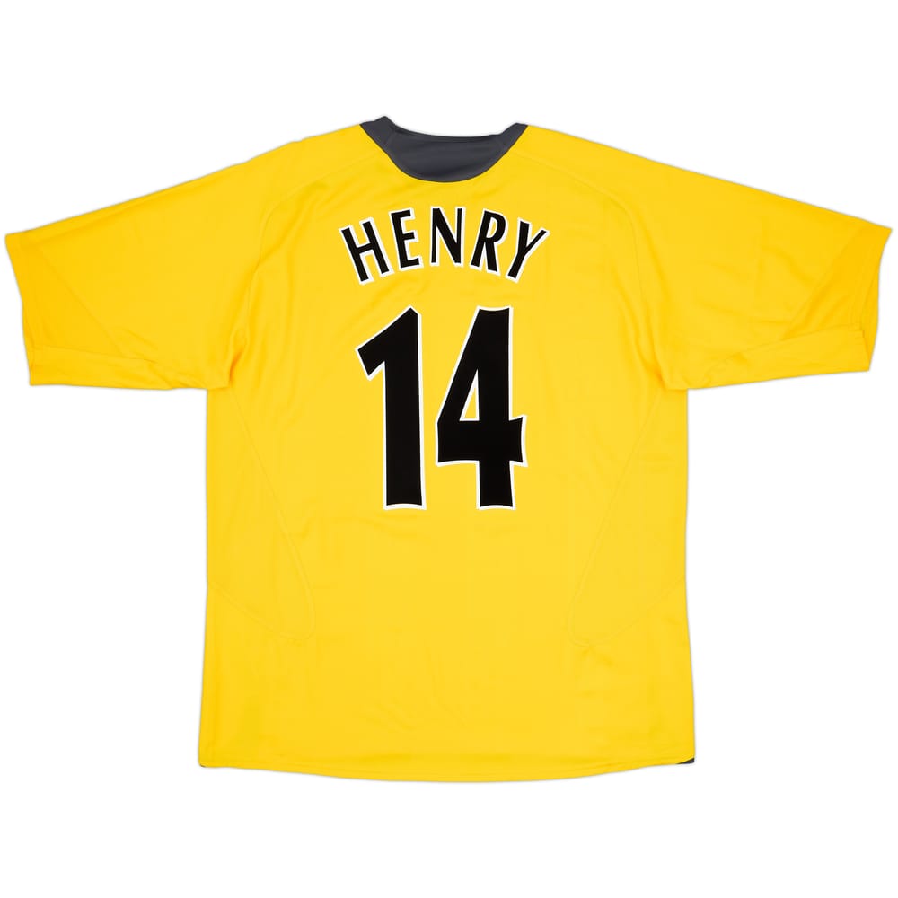 2005-06 Arsenal Away Shirt Henry #14 - 8/10 - (XL)