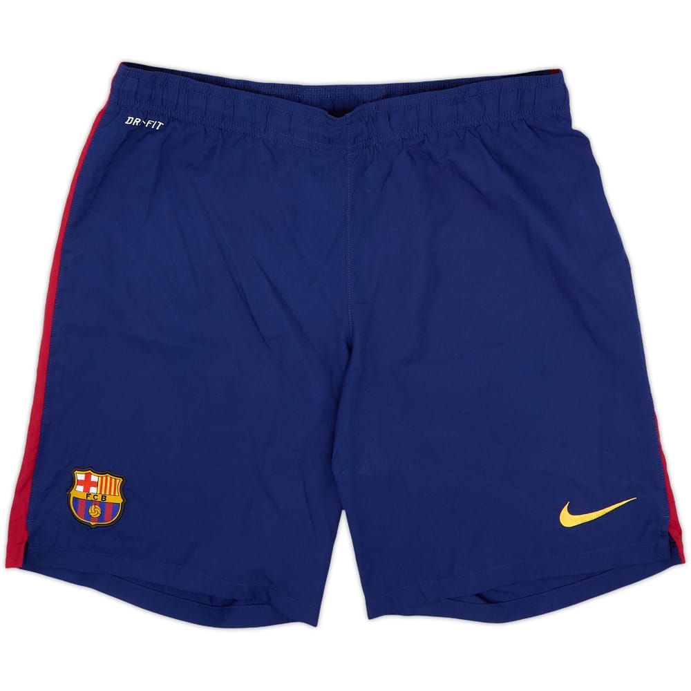 2014-15 Barcelona Home Shorts - 8/10 - (L)